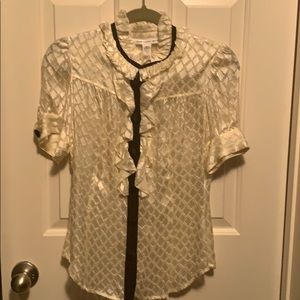 Gorgeous Diane Von Furstenberg rayon/silk shirt